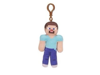 Plyšový přívěsek Minecraft Steve 15cm