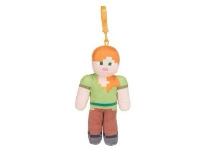 Plyšový přívěsek Minecraft Alex 15cm