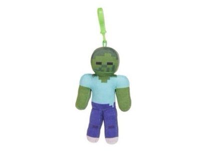 Plyšový přívěsek Minecraft Zombie 15cm