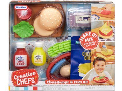 Hrací set Little Tikes Creative Chef Cheeseburger