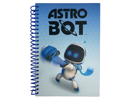 Zápisník A5 se samolepkami Astro Bot