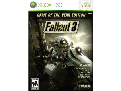 X360 Fallout 3 Game of the Year Edition