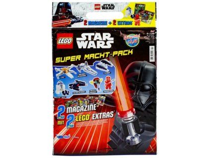 Časopis Lego Disney Star Wars SuperMacht DE s figurkou