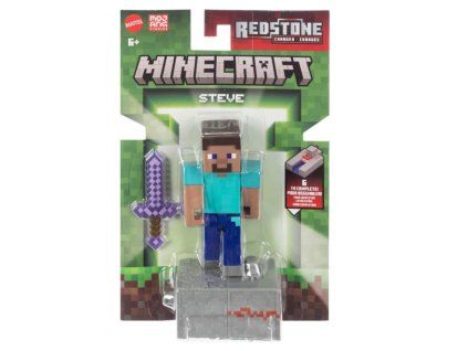 Figurka Minecraft Redstone Charged Steve