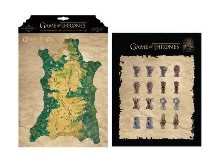 Magnetická mapa Hra o trůny Westeros