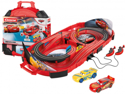 Autodráha Carrera Disney Speed Arena Lighting Mcqueen Vs Cruz Ramirez