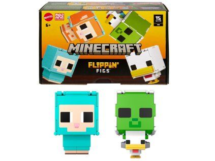 Figurka Minecraft Flippin Figs Sheep a Chicken