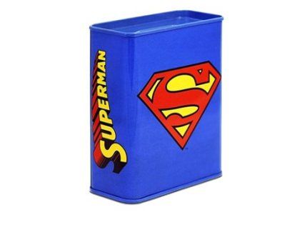 Plechová pokladnička Superman logo