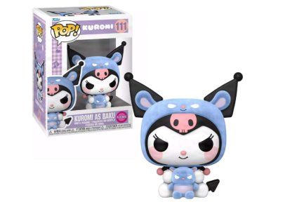 Funko Pop! 111 Kuromi as Baku Flocked