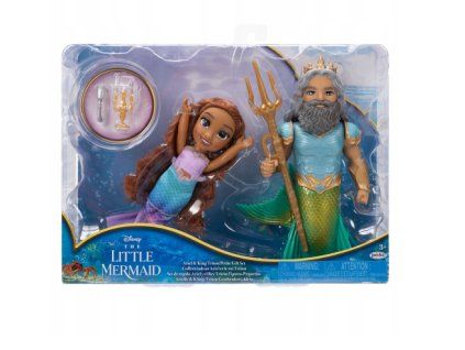 Figurky Malá mořská víla Ariel a Triton