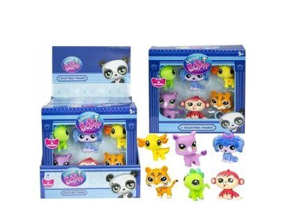 Figurky Littlest Pet Shop 3D Erasers 6ks