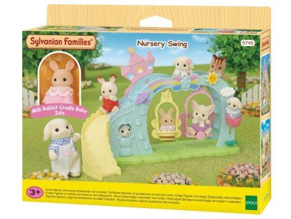 Sylvanian Families 5745 Duhové houpačky se skluzavkou