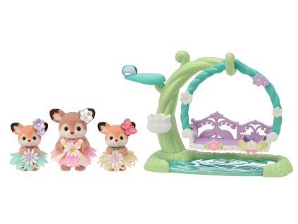 Sylvanian Families 5801 Jelínci na květinové houpačce