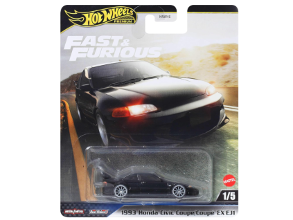 Hot Wheels Premium Fast and Furious 1993 Honda Civic Coupe EX EJ1