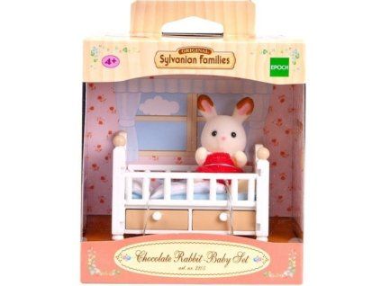 Sylvanian Families 5017 Králičí miminko s postýlkou