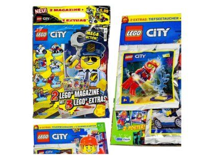 Časopis Lego City Mega Action! 2ks