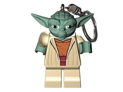 Klíčenka LEGO Star Wars Yoda se světlem 8cm