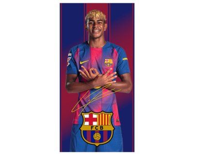 Osuška FC Barcelona Lamine Yamal podpis