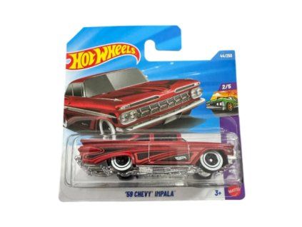 Hot Wheels 59 Chevy Impala červené