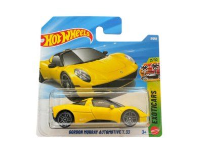 Hot Wheels Gordon Murray Automotive T 33 žlutý