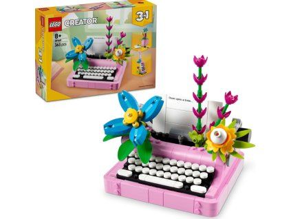 LEGO Creator 31169 Psací stroj s květinami 3v1