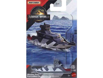 Matchbox Jurassic World Mission Team Patrol Craft 1