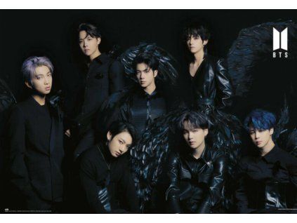 Plakát BTS Black Wings