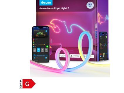 Govee Neon 2 MATTER ohebný LED pásek RGBIC 3m1