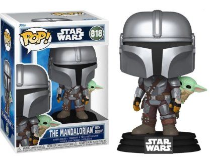 Funko Pop! 818 Star Wars Mandalorian With Grogu
