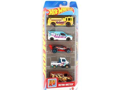 Hot Wheels Metro Sketch 5ks angličáků