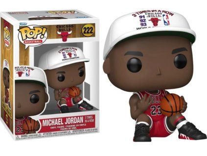 Funko Pop! 222 Chicago Bulls Michael Jordan 3 Times In A Row