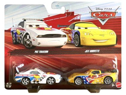 Disney Cars Pat Traxson a Jeff Corvette