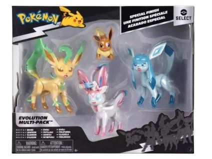 Figurky Pokémon Multipack Eevee, Espeon, Flareon, Vaporeon