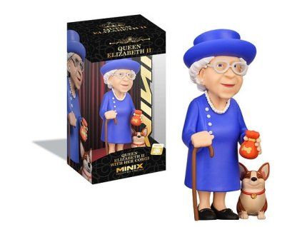 Figurka Minix Queen Elizabeth with her Corgi 12cm