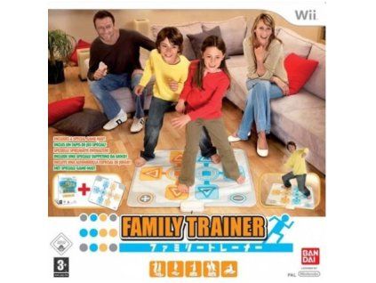 Wii Family Trainer Outdoor Challenge + Dance Mat