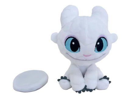 Plyšák na rameno Jak vycvičit draka LightFury 12cm