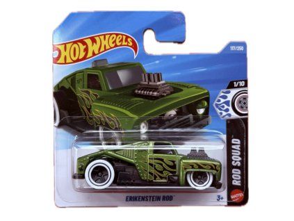 Hot Wheels Erikenstein Rod zelený