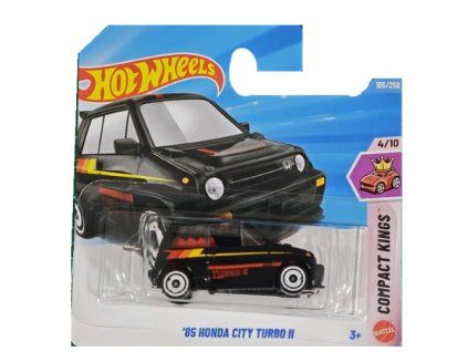 Hot Wheels 85 Honda City Turbo II černá