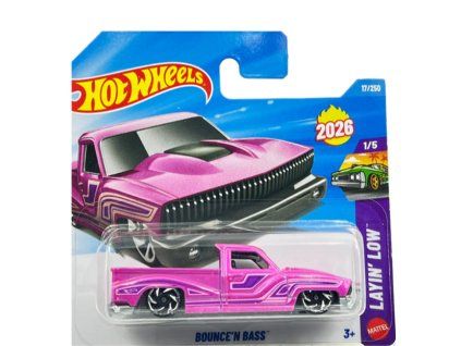 Hot Wheels Bounce N Bass růžové
