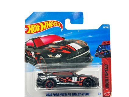 Hot Wheels 2020 Ford Mustang Shelby GT500 černé