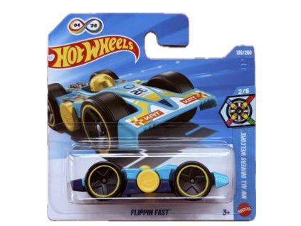 Hot Wheels Flippin Fast modrý