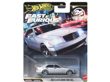 Hot Wheels Premium Fast and Furious MercedesBenz 500 SEL