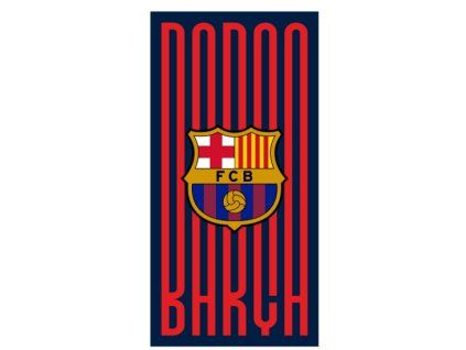 Plážová osuška F.C Barcelona Barca pruhy