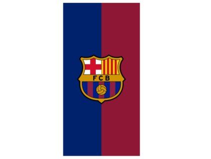 Plážová osuška F.C Barcelona červenomodrá