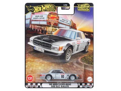 Hot Wheels Premium Boulevard 80 Mercedes Benz 500 SLC Rallye