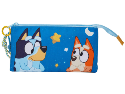 Penál Bluey trojité pouzdro
