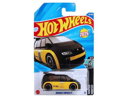 Hot Wheels Renault Espace F1 žlutý