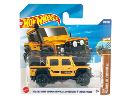 Hot Wheels 15 Land Rover Defender Double Cab žlutý