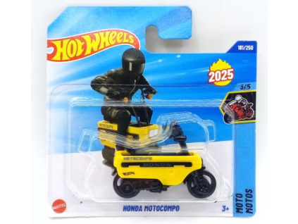 Hot Wheels Honda Motocompo žlutá