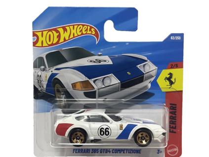 Hot Wheels Ferrari 365 GTB4 Competizione bílé
